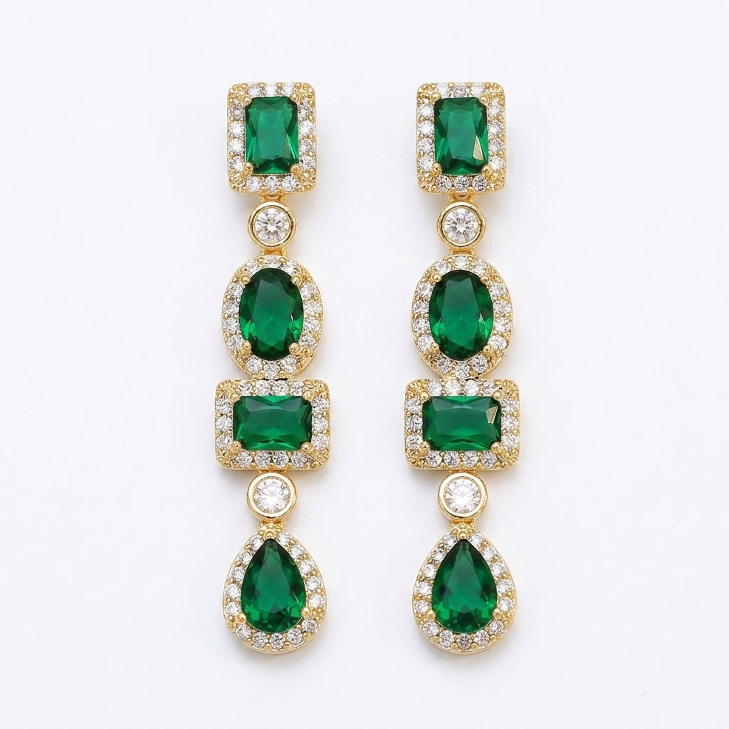 Coraline Esmarisse Aretes Colgantes | Oro