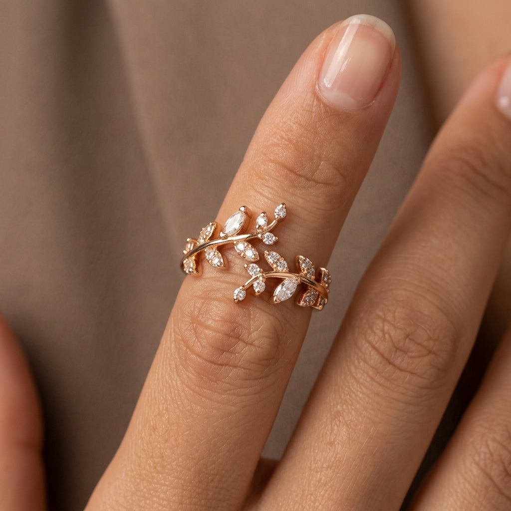 Anillo de Enredadera Elegante | Oro