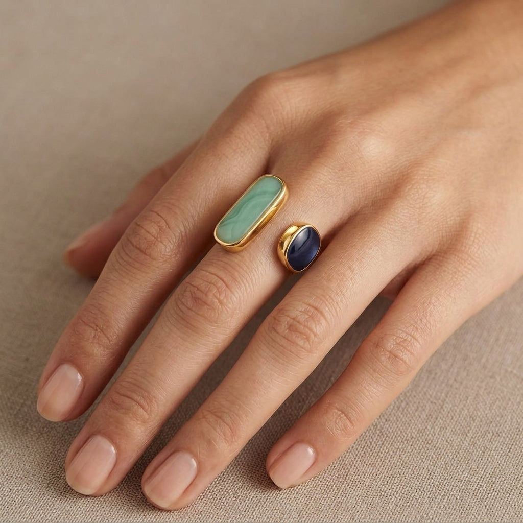 Kaelis Anillo Envolvente Dúo | Oro