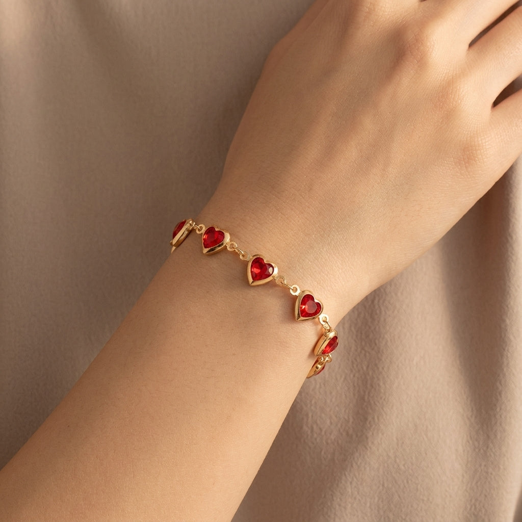Ophelyra Garnetelle Pulsera | Oro