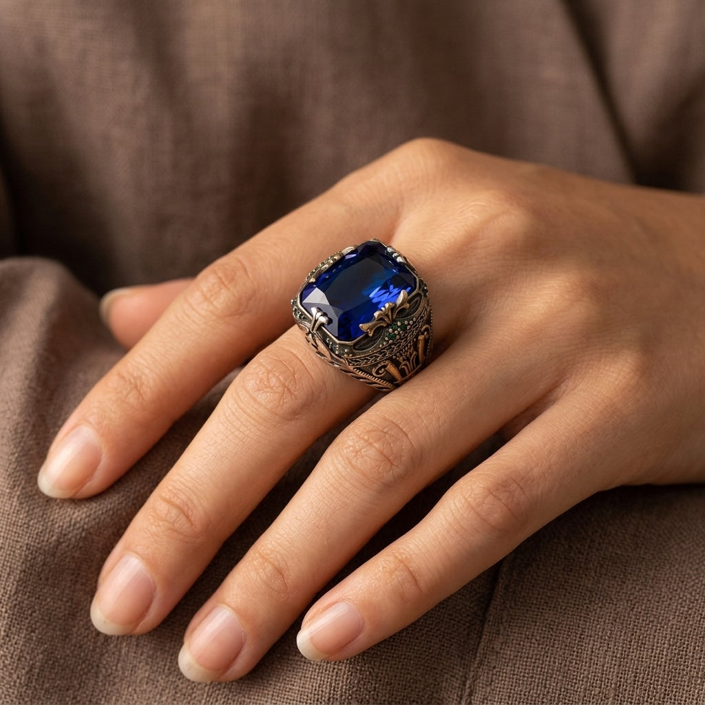 Klara Saphira Anillo | Oro Mixto