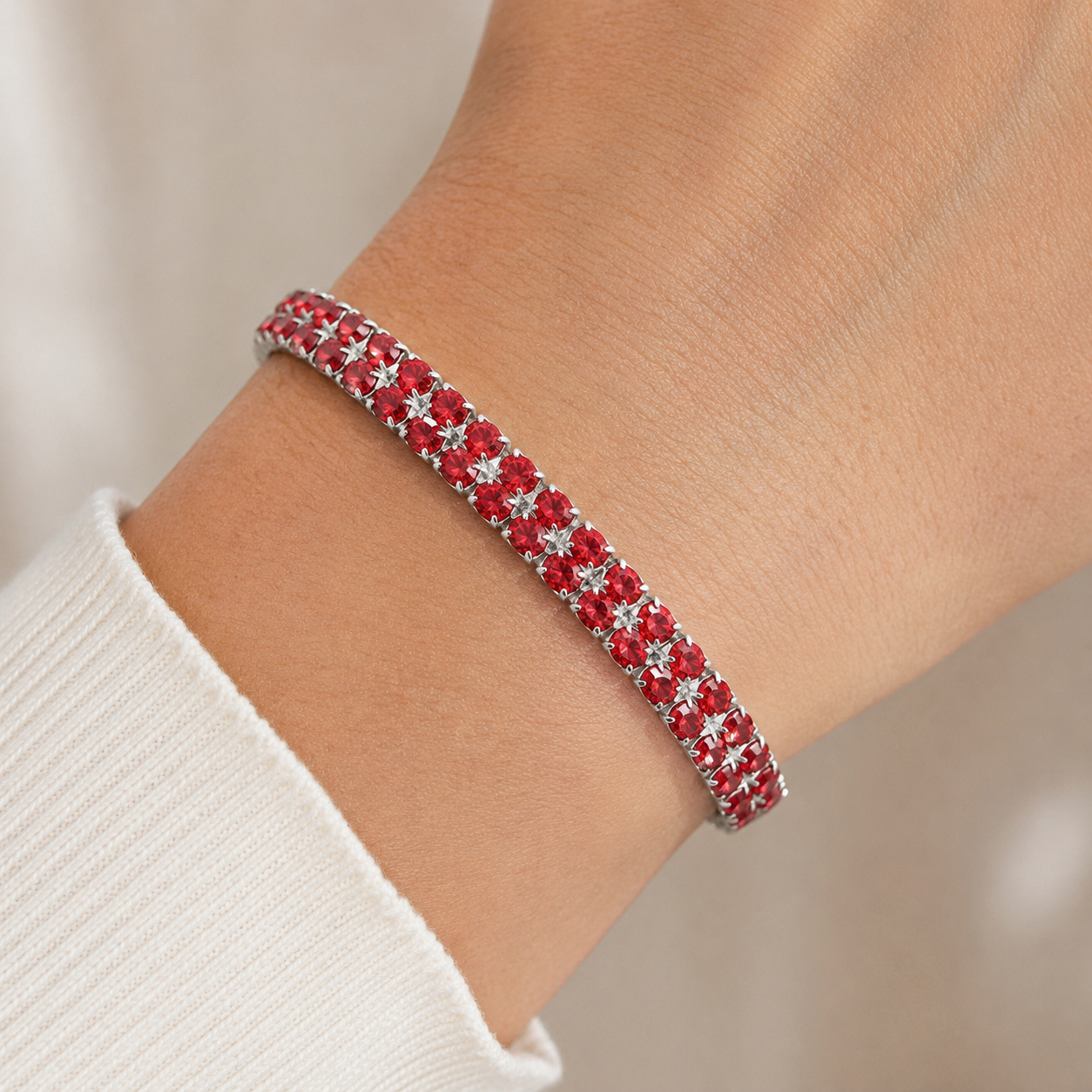 Isadira Blazewyn Pulsera | Oro Blanco