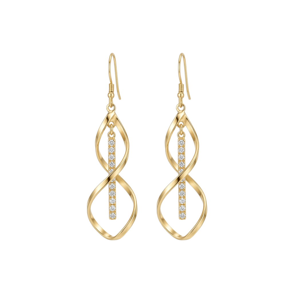Sunbeam Aretes Espiral | Oro