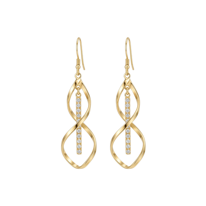 Sunbeam Aretes Espiral | Oro