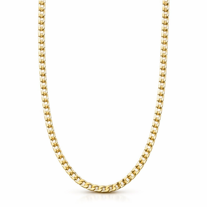 Collar de Cadena Barbada Plana