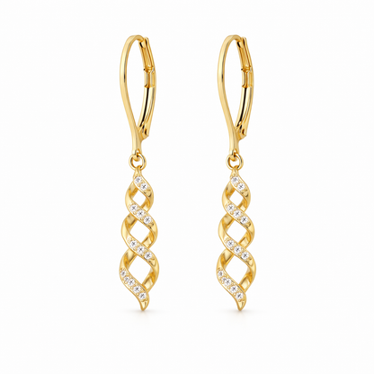 Ava Aretes Giro Brillante | Oro