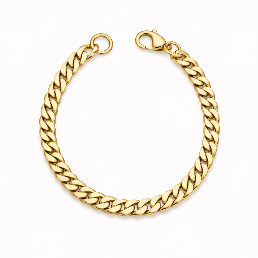 Pulsera Cubana Herencia | Oro