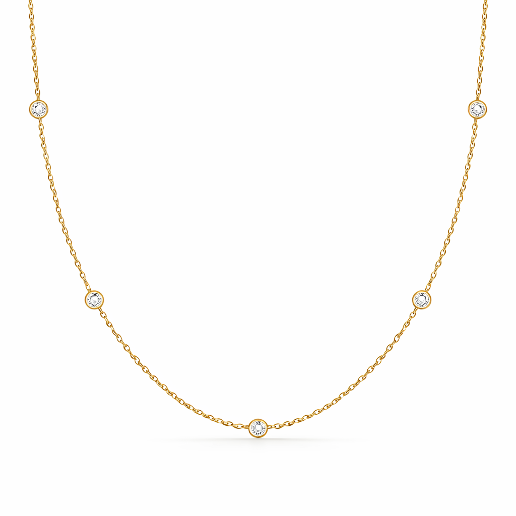 Collar Estrellas Cayentes | Oro