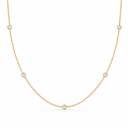 Collar Estrellas Cayentes | Oro