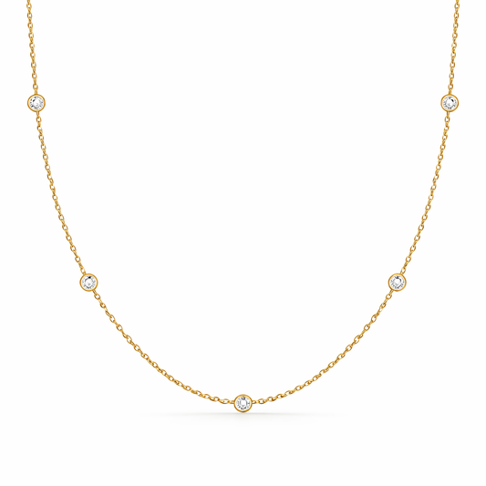 Collar Estrellas Cayentes | Oro