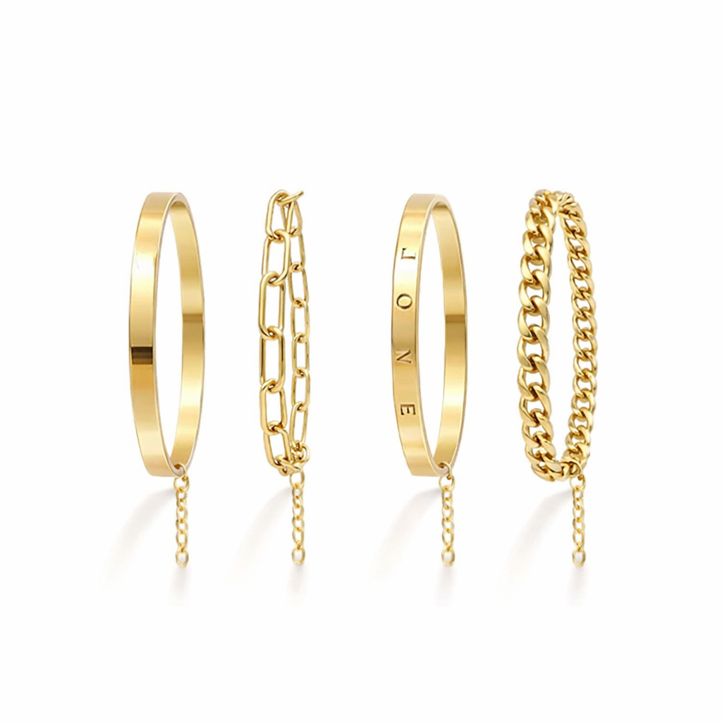 Set de Pulseras Elan de Oro