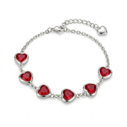 Ophelyra Garnetelle Pulsera | Oro Blanco