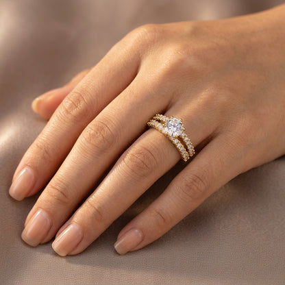 Set de Anillos Eternal Radiance | Oro