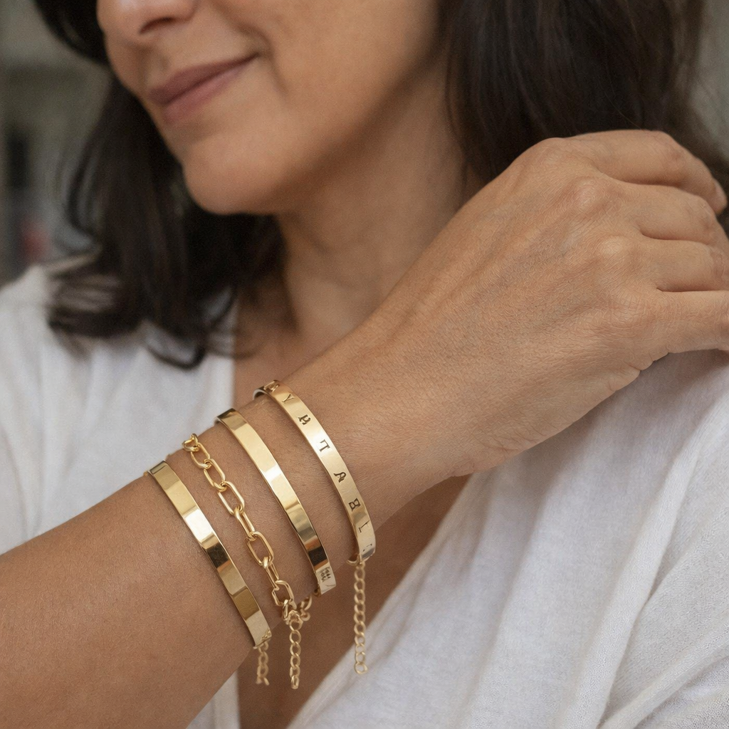 Set de Pulseras Elan de Oro
