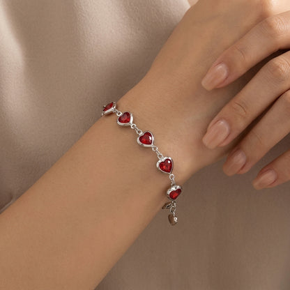 Ophelyra Garnetelle Pulsera | Oro Blanco