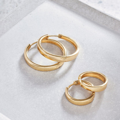 Gia Aretes de Argolla | Oro