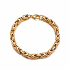 Pulsera Eslabón Corona Lucian | Oro