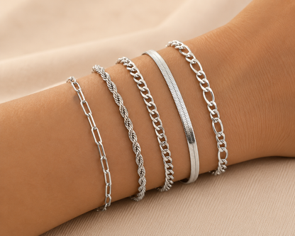Ellis™ | Set de Pulseras de Oro