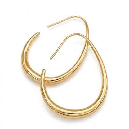 Aretes de Argolla Oro Antiguo | Oro