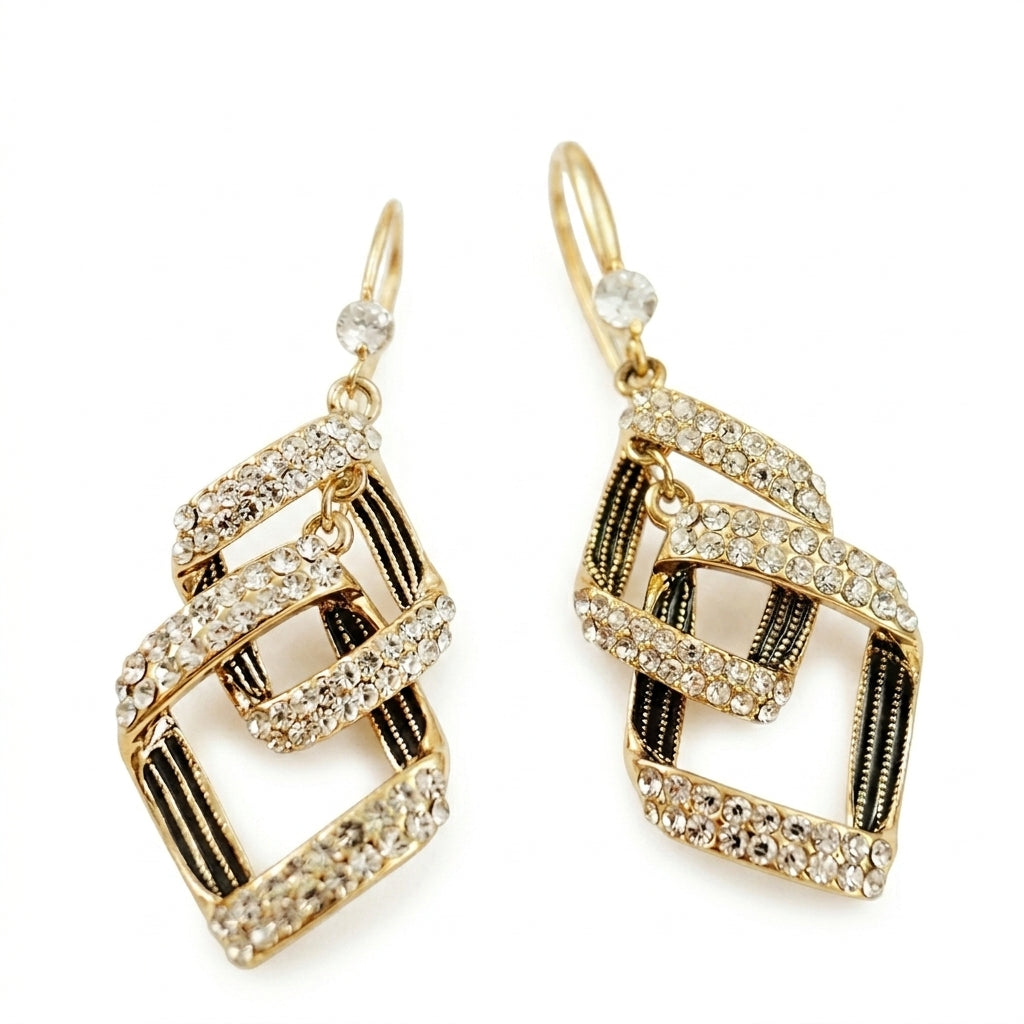 Stella Virelle Aretes en Capas | Oro