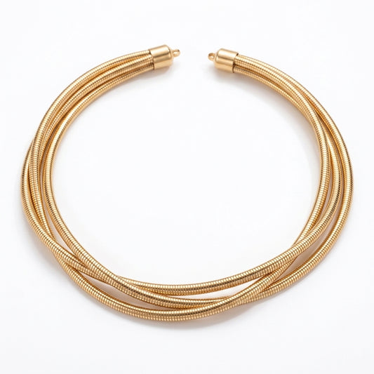 Collar de Tres Capas | Oro
