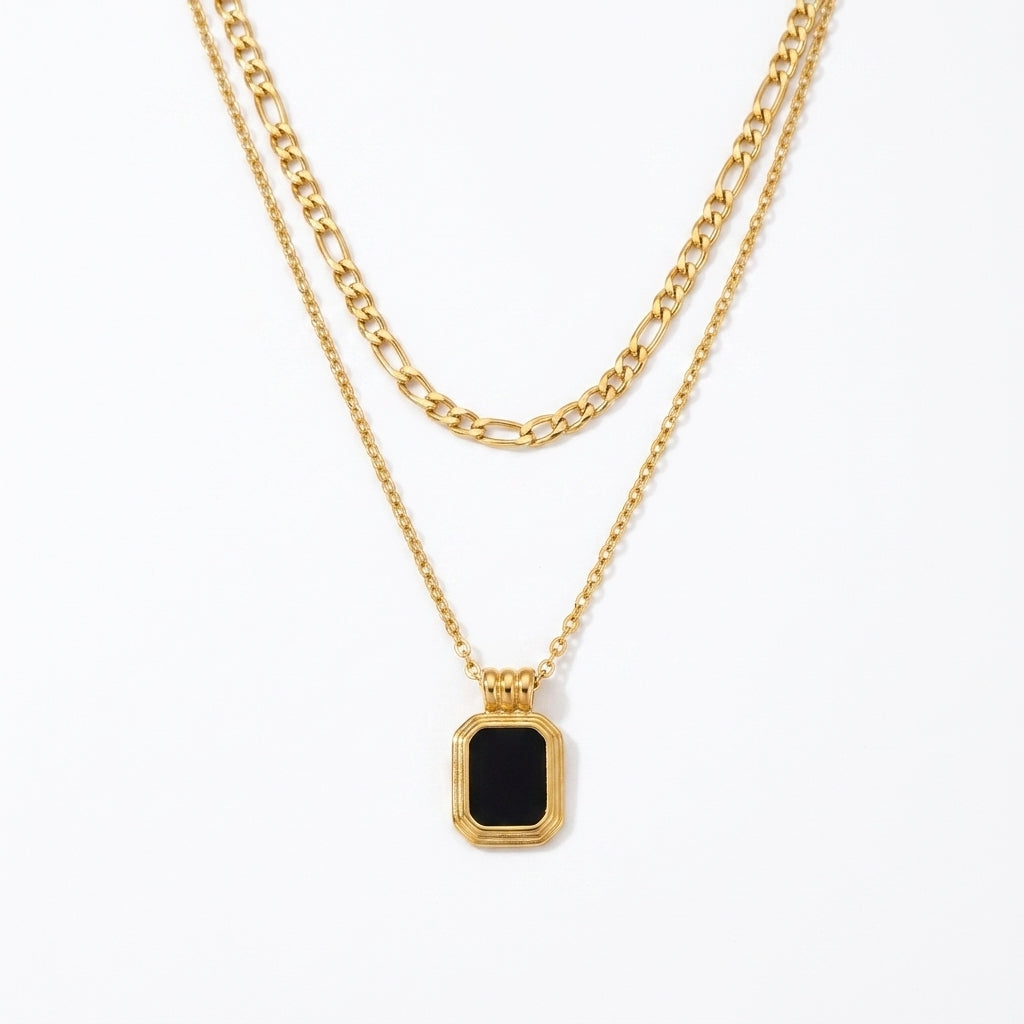 Calynna Marvelle Collar en Capas | Oro