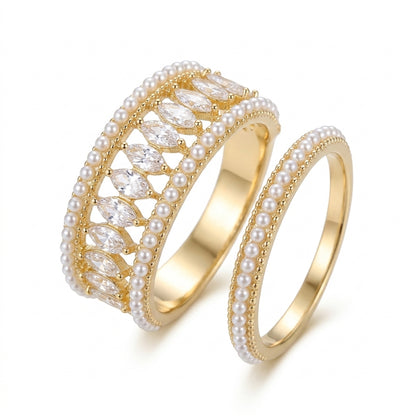 Elodie Vance Set de Anillos | Oro