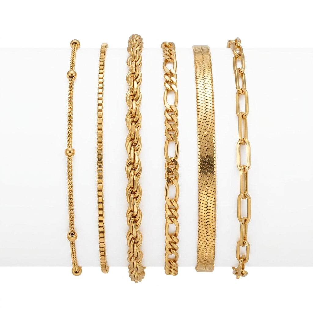 Isabella Vernetta Set de Pulseras | Oro