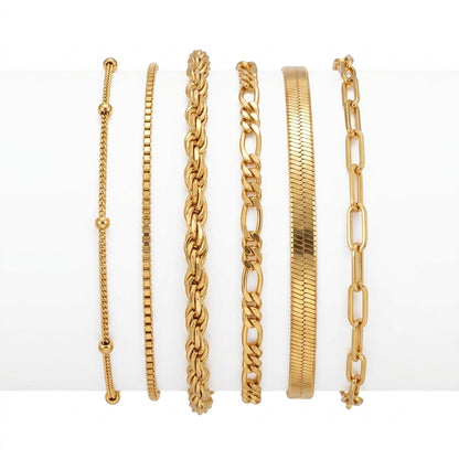 Isabella Vernetta Set de Pulseras | Oro