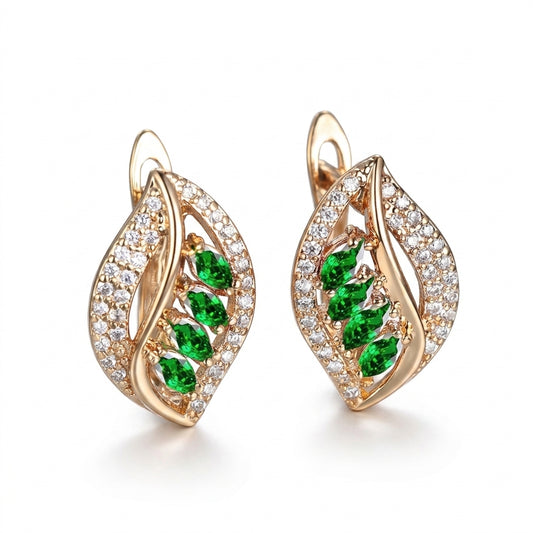 Isola Verdancia Aretes | Oro
