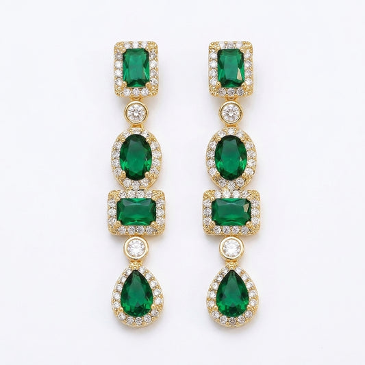 Coraline Esmarisse Aretes Colgantes | Oro
