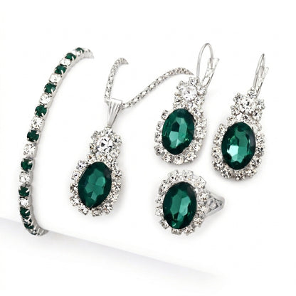 Seloria Grevalyn Set de Joyería | Oro Blanco