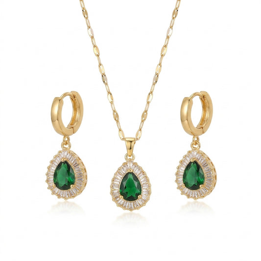 Rheya Lysandelle Set de Joyería | Oro