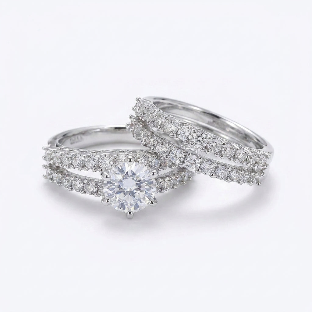 Set de Anillos Eternal Radiance | Oro