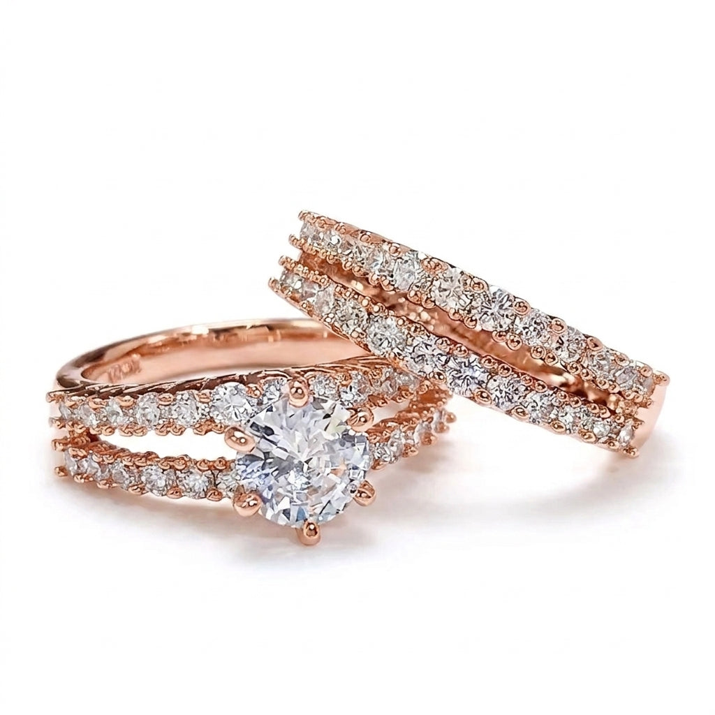 Set de Anillos Eternal Radiance | Oro