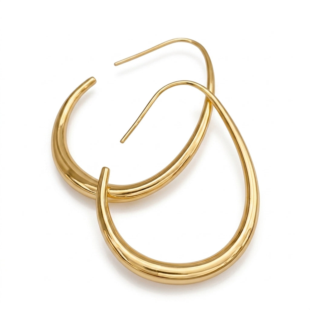 Aretes de Argolla Oro Antiguo | Oro