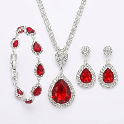 Thalira Bloodwynne Set de Joyas | Oro Blanco