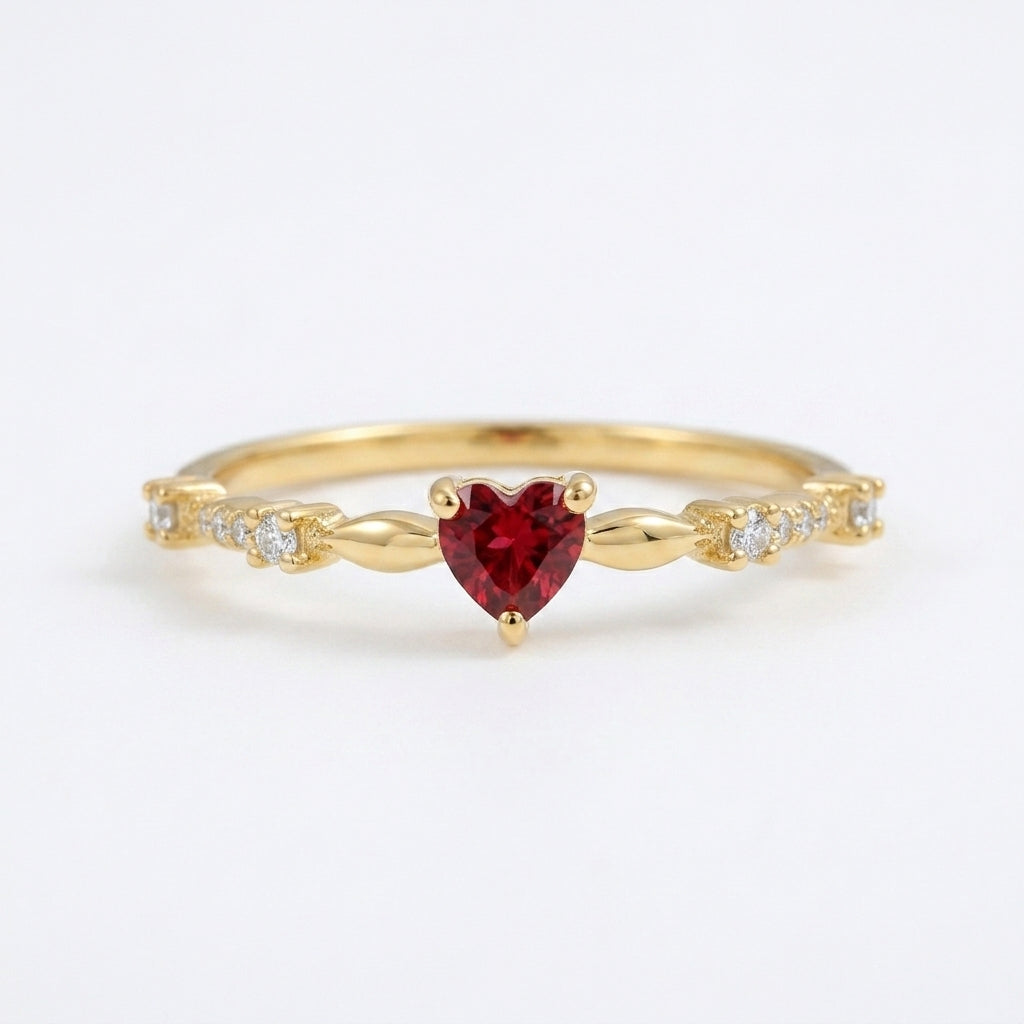 Coralyn Amoura Anillo | Oro Blanco
