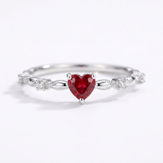 Coralyn Amoura Anillo | Oro Blanco