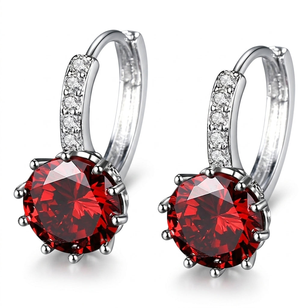 Celira Orvane Aretes | Oro Blanco