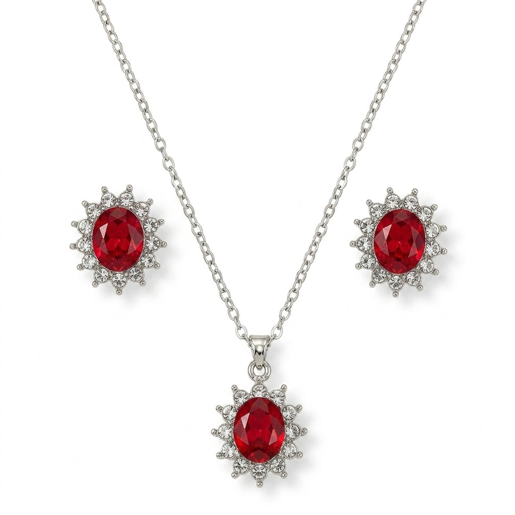 Katya Ruberyn Set de Joyas | Oro Blanco