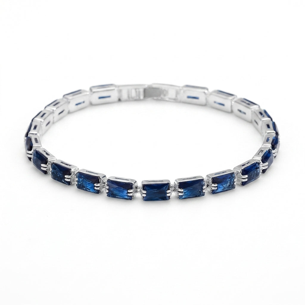 Mireda Thalindra Pulsera | Oro Blanco