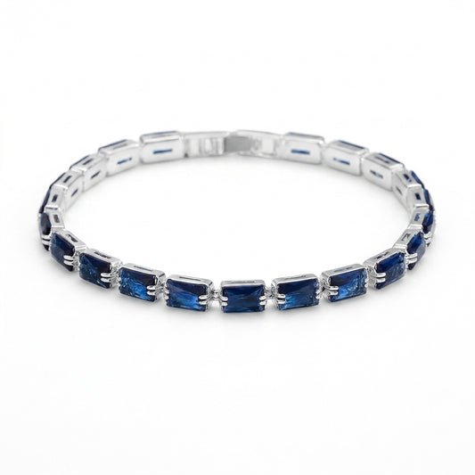 Mireda Thalindra Pulsera | Oro Blanco