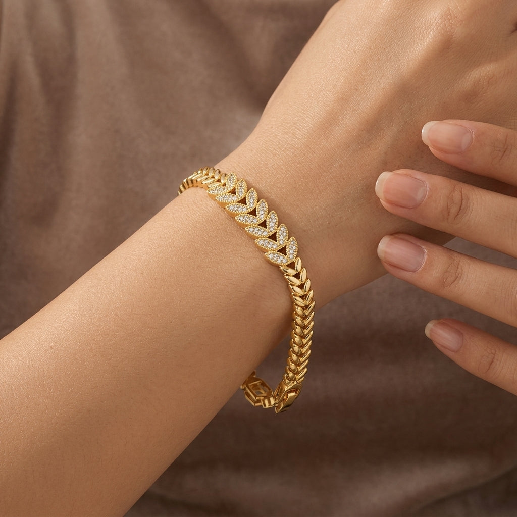Everleaf Pulsera Tennis | Oro