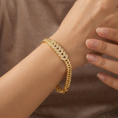 Everleaf Pulsera Tennis | Oro