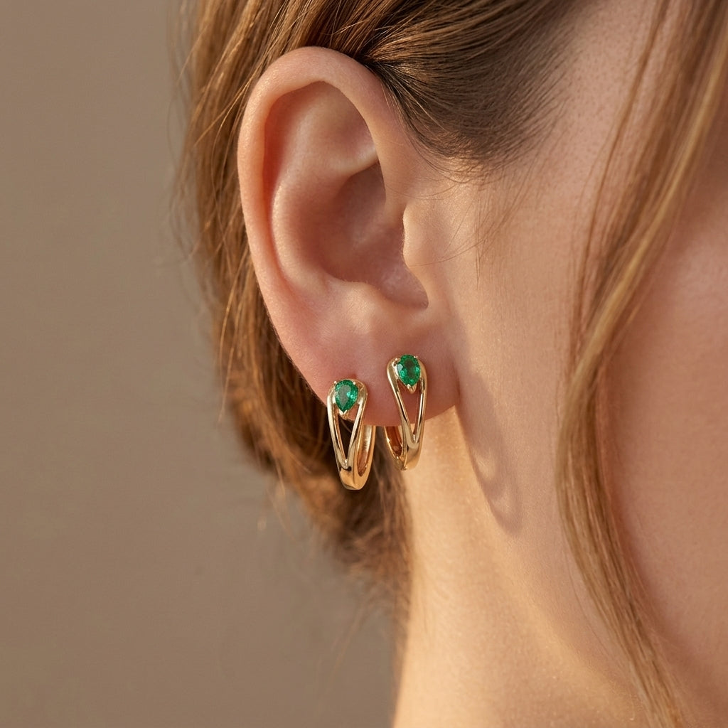 Amara Lavigne Aretes | Oro