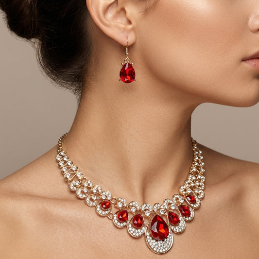 Maevina Crimselle Set de Joyas | Oro