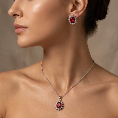 Katya Ruberyn Set de Joyas | Oro Blanco