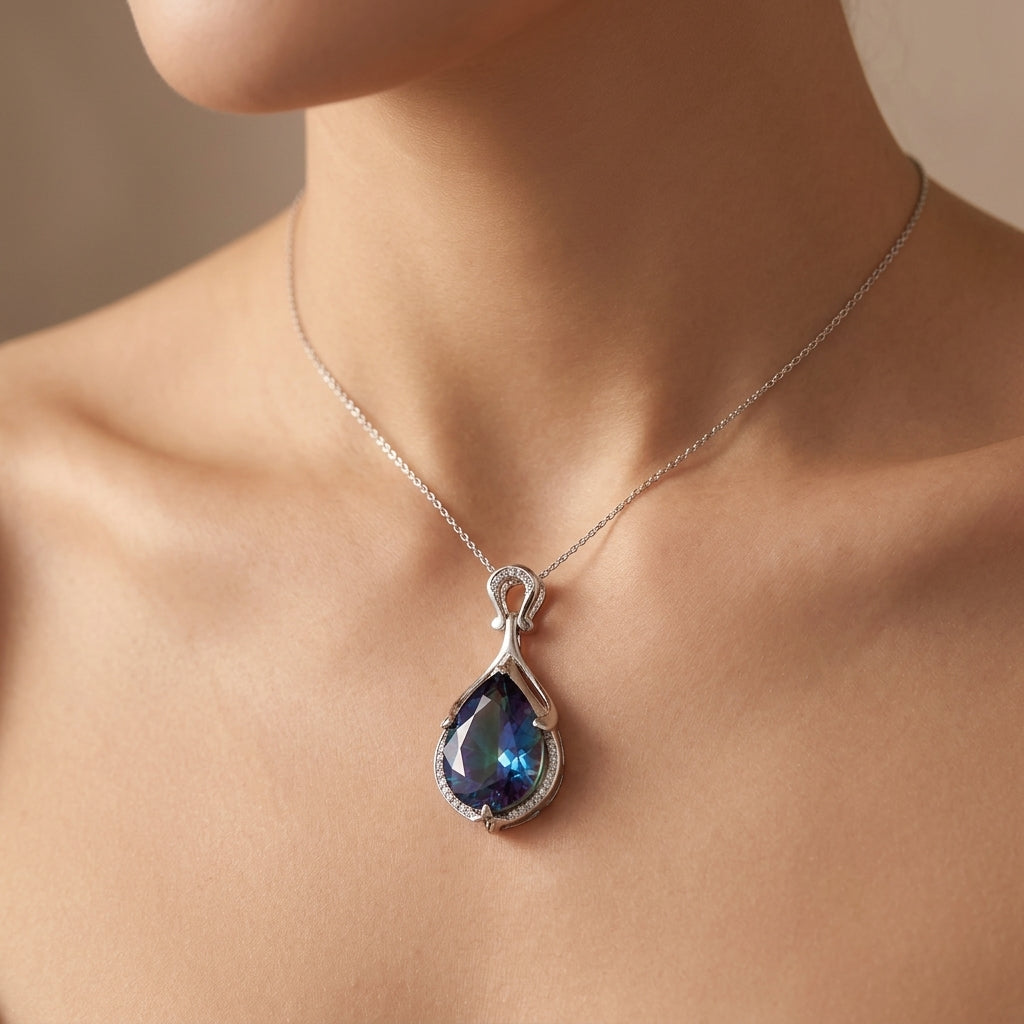 Alindra Feymorra Collar | Oro Blanco