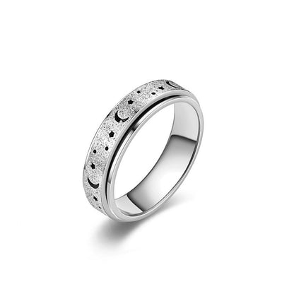 Anillo Atlas Cielo Nocturno | Oro Rosa